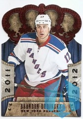 2011-12 Panini Crown Royale Red Brandon Dubinsky #61 Die-Cut